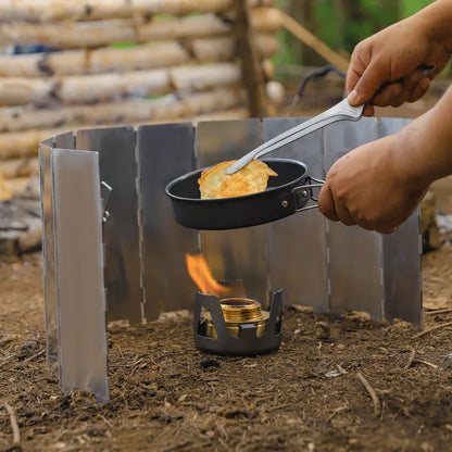 8/10/12/14/16plates Stove Windscreen Aluminum Alloy Stove Wind Shield