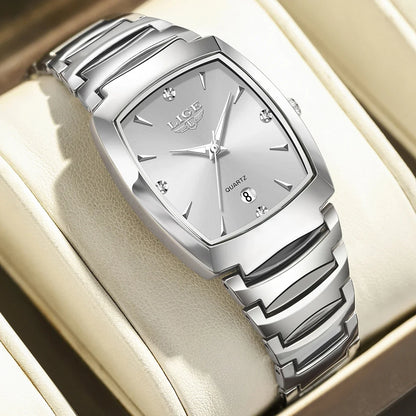 Women's Tonneau Date Quartz Bracelet Watch