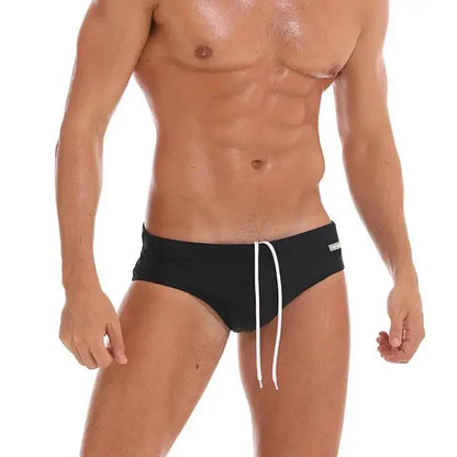 Push Up Men Swimwear Brief Beach Shorts Swimsuits Men's Boxer Surfing Padded Swim Pants Slips Nylon Stretch Swimming Trunks