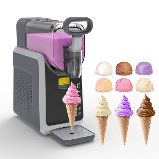 Snow Melting Machine Small Household Cold Drink Slush Machine Automatic Cleaning Smoothie Beverage Milkshake Shaved Ice Machine