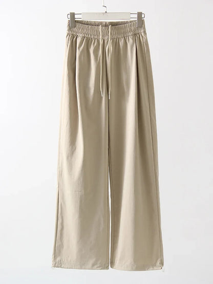 ChicEase High Waist Wide Leg Joggers