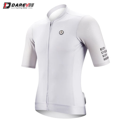 DAREVIE Cycling Jersey SPF 50 Anti-UV Training Level Slim Fit Small Size Men Women Man Cycling Maillot Bike Jersey Cycling Shirt
