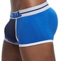 Men Trunks Built-in Fake Butt Hip Lifter Enhancer Shorts Boxer Briefs Padded Underwear Shapewear Underpants Cotton Breathable