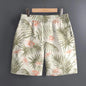 Men's Hawaiian 3D Summer Cool Leaf Pattern Beach Shorts Quick Dry Outdoor Leisure Sports Shorts Fashion Men's Shorts