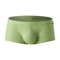 Mens Solid Color Trunks Underpants Pouch Enhancing Low Waist Sweat Breathable Shorts Underwear Comfort Panties Lingeries