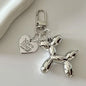 Jelly Cute Jelly Balloon Dog Keychain Pendant Cartoon Dog Chain Keychain - Lovely accessory jewelry gift for unisex keys