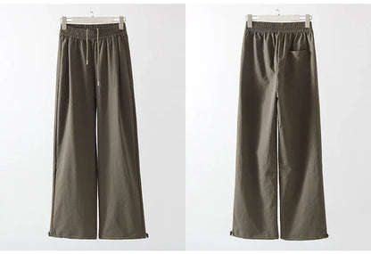 ChicEase High Waist Wide Leg Joggers