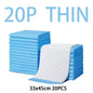 100/50/40/20PCS Absorbent Pet Pee Pads Disposable Dog Cat Training Pads Dry Clean Cushion Pet Supplies Pañales Para Mascotas