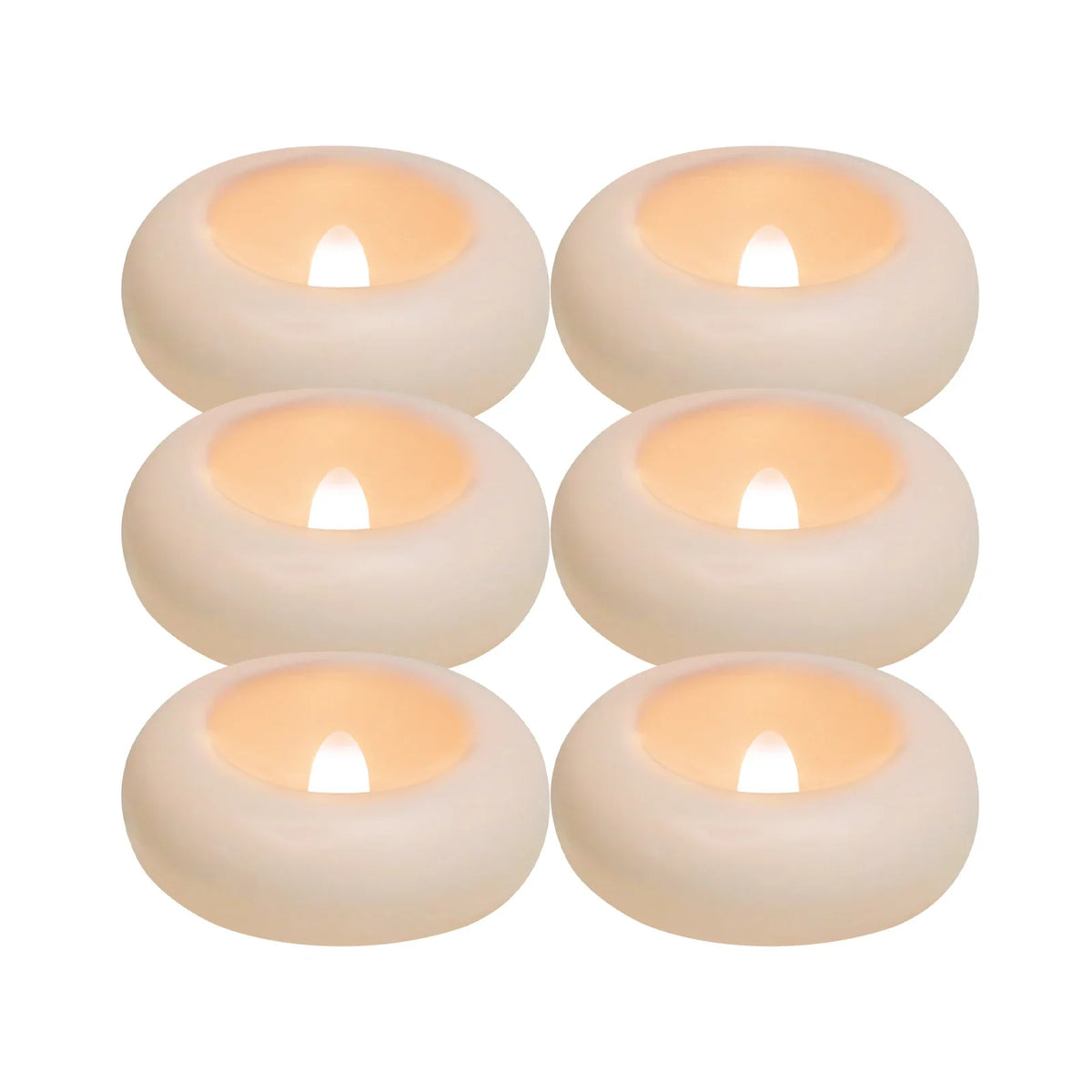 12/24 Pack Waterproof Flameless Floating Tealights Candle Electric Flickering LED Candles For Wedding Party Pool&SPA Home Decor