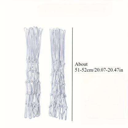Basketball Rack Net Standard Basketball Hoops Net Durable Indoor Outdoor Replacement Detachable Basketball Net Netting Sports