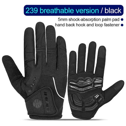 INBIKE Full Finger Gel Padded Touchscreen Gloves