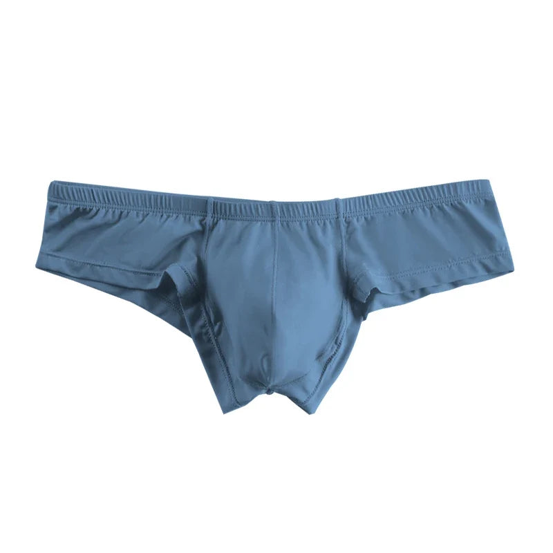 ADANNU Briefs Male Underwear Nine Solid Colors Insensitivity Skin-friendly Color With Zero Independent Codpiece Men Sport Short