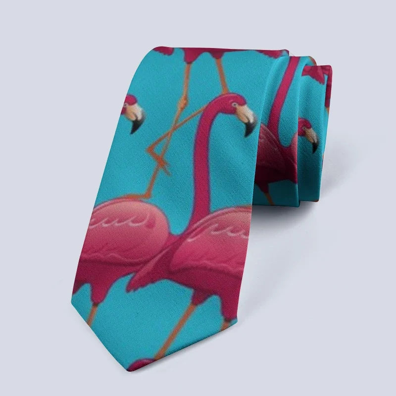 New Fashion Funny Men Tie 3D Printing 8CM Slim Business Tie Daily Dating Holiday Party Shirt With Tie Novelty Trendy Gift 2022