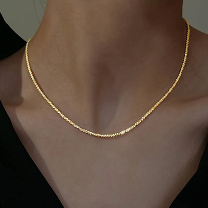 High Quality Anti Fade Stainless Steel Cauliflower Necklace Simple Elegant Jewelry For Women Daily Party Wear Gift Accessory