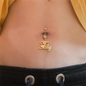 Custom Personalized Sexy Perforation Name Navel Ring Name Navel Ring Crystal Name Navel Ring Fashion Body Jewelry