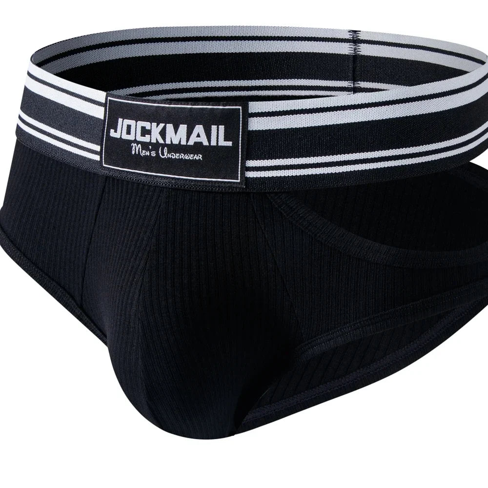 Men's Briefs Slip Sexy Men Underwear Brief U Convex  Man Underpants Comfortable Cuecas Masculinas Side Hollowing Sissy Panties