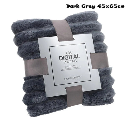New Double Sided Warm Blanket Warm Skin-Friendly Throw Blanket Breathable Ultra Soft Bunny Blanket