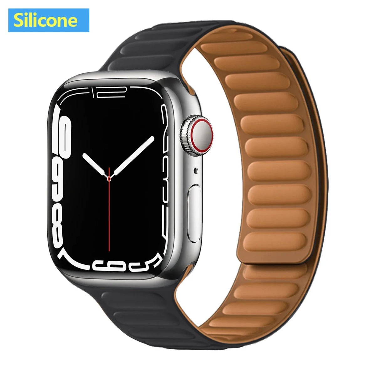Apple Watch Magnetic Link Band, Leather or Silicone