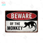 Wildlife Warning Signs Beware Of The Pig Snakes Metal Sign Animals Tin Plate Wild Forest Warning Plaque Retro Wall Stickers Sign
