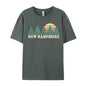 New Hampshire NH Vintage Retro 70s Cosie Men's Fashionable Custom Tees O Neck Pure Cotton Top T-Shirts Casual T-Shirts