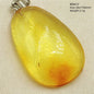 Natural Amber Pendant From Baltic Flower Yellow Amber Water Drop Women Men Jewelry Reiki Stone Women Men AAAAAAA
