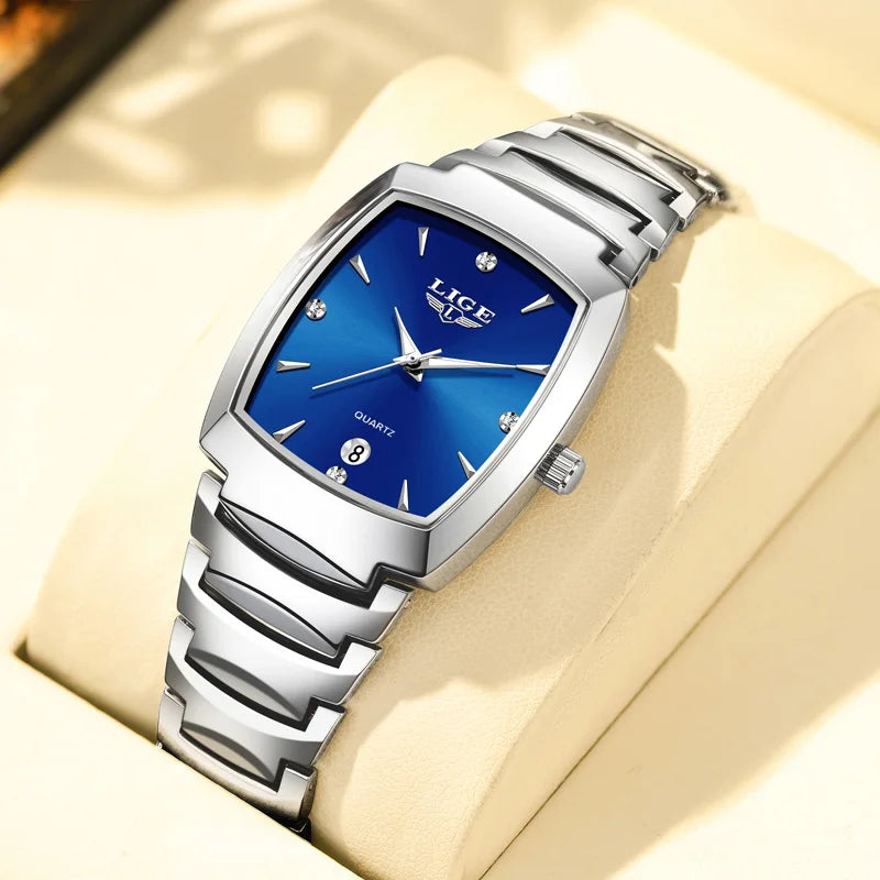 Women's Tonneau Date Quartz Bracelet Watch