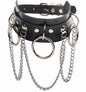 1pc Harajuku Gothic Spike Rivet Star Necklaces Collares Hip Hop Rock