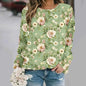 3D Flower Print Y2K Sweatshirt - Women's Fashion