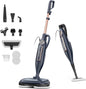 Steam Mop Cleaner with Rotating Mop Pad 10 in 1 Lightweight Spin Mop 1300W Powerful Floor Steamer for Home Hardwood Laminate VM6