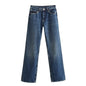 Women's Y2K High Waist Straight Leg Jeans