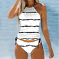 Women's Floral Tankini Set with Boyshorts