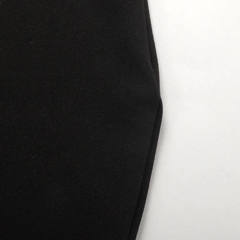 Black Backless Bodycon Maxi Dress | Gothic Spaghetti Strap Dress -femstylo