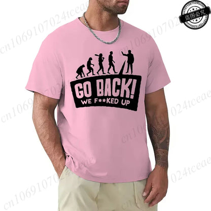 Evolution Graphic Oversized Streetwear T-Shirt
