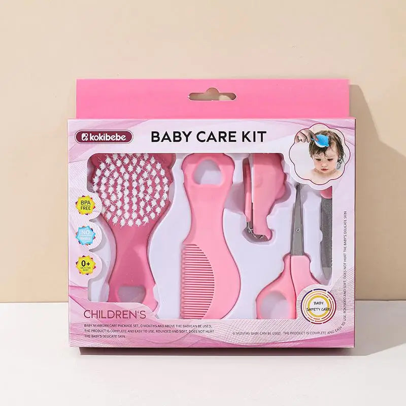 Baby Care Kit Baby Nail Clippers Nasal Aspirator Nose Cleaning Tool