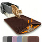 Cat Litter Mat Double Layer Pet Non Slip Big Pet Litter Box Filter MatWear Resistant Waterproof Anti-slip Cat Litter Mat