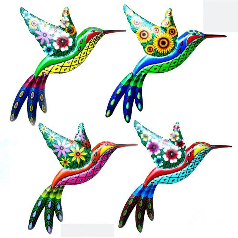 Metal Hummingbird Bird Wall Decor
