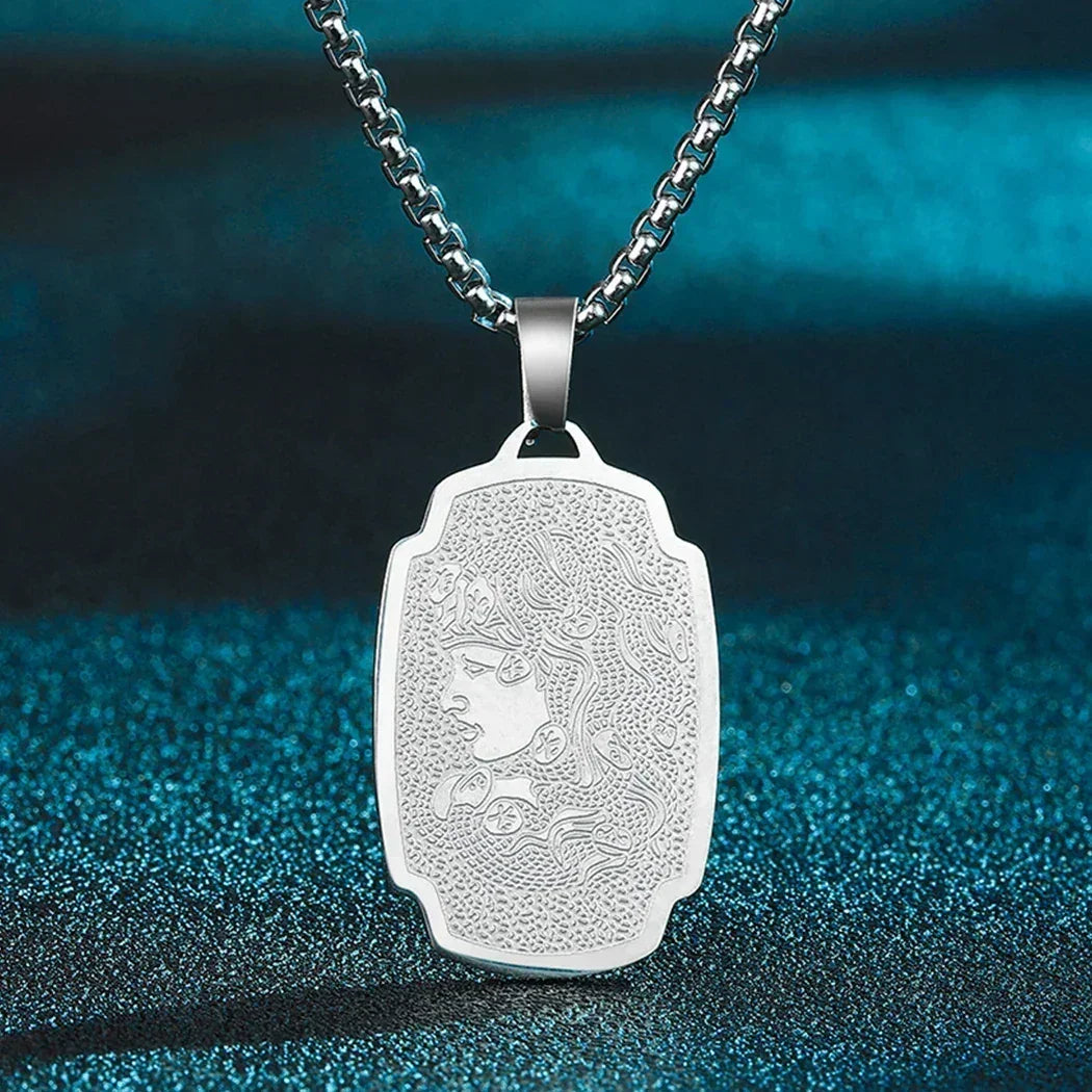 Mens Ancient Greek God Spartan Warrior Pendant Gladiator Necklace Women Mythology Spartan Helmet Charm Neck Chain Amulet Jewelry