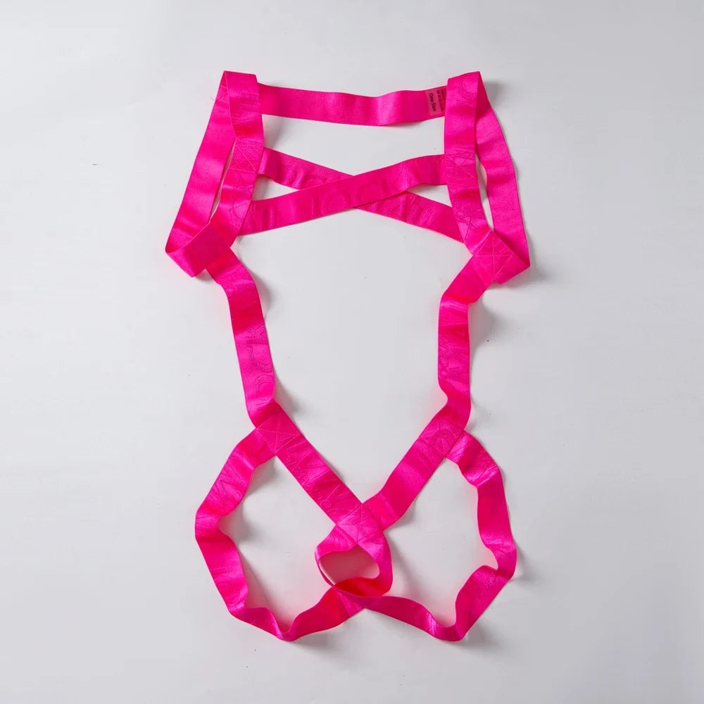 Sexy Lingerie Man Harness Chest Bodysuit Fetish Men Hollow Out Bondage Jockstrap Gay Underwear Men's Jumpsuit Ring Strap Fun