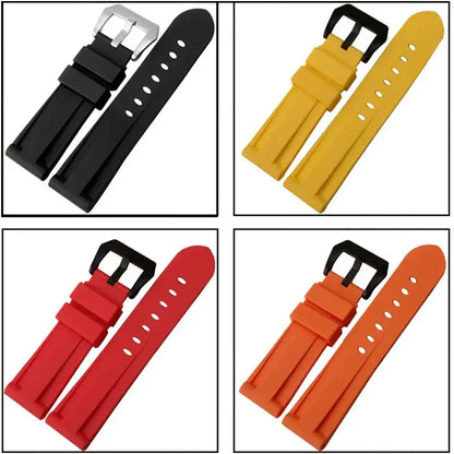 TicWatch Pro 5, Pro 3 & E3 Recessed-Panel Silicone Band