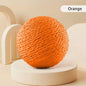 Interactive Sisal Cat Scratching Ball Toy For Kitten Teeth Cleaning Anti Bite 10CM Super Big Cat Ball Sounding Toy Pet Supplies