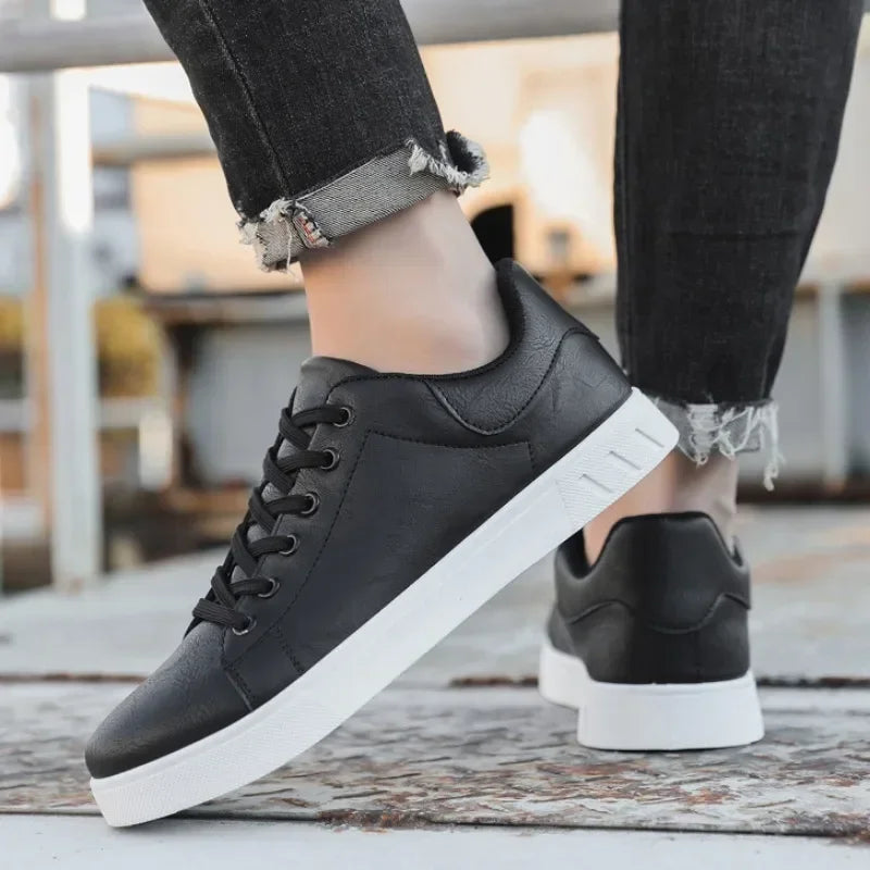Casual Shoes Loafers British Leather Sneakers Flats Shoes Classic Men