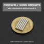 Super Powerful round Neodymium Magnet NdFeB N35 Strong Permanent Magnetic Imans for Refrigerator Various Sizes 2x2/4x2/5x1/6x2/8