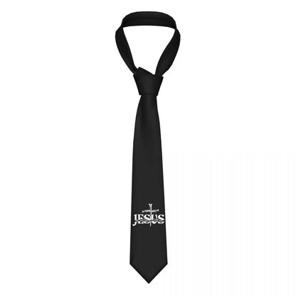 Fashion Lion Of Judah Jesus Necktie for Men Personalized Silk Christian Faith Judah Business Tie