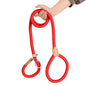 Dog training collar anti riot nylon hand P rope extended thickened unbreakable hand training dog round rope large dog P chain