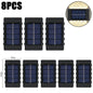 10 LED Solar Wall Lamp Outdoor Waterproof Solar Powered Light UP and