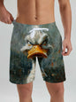 Funny Animal Ducks & sheep pattern men's Beach Shorts 3D Printed men's Shorts Summer Hawaiian Swin Trunks Vacation men's Clothes