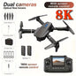 The 2026 Upgraded E88PRO MAX Foldable Drone Features Dual Cameras, Extra Batteries, an 8K Screen for Remote Control, and One-click Return-to-home Functionality. Suitable for Beginners, It's an Ideal Independence Day or Holida