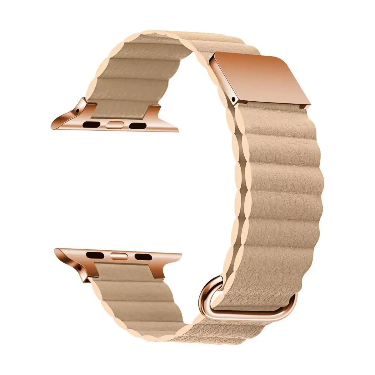 Apple Watch Ribbed Leather Loop Band