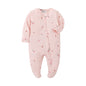 Unisex Newborn Baby Footed Pajamas Long Sleeve Zipper Romper Cotton Jumpsuit Solid White 0-12 Months Fashion Baby Clothes