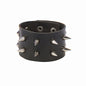 Punk Bracelets PU Leather Studded Bracelet Adjustable Goth Cuff Bracelet Gothic Rivet Buckle Wristband for Men Women Emo Jewelry